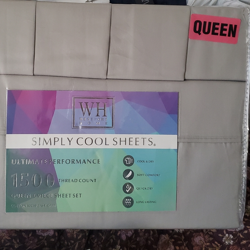 Sheets Queen NWT cotton